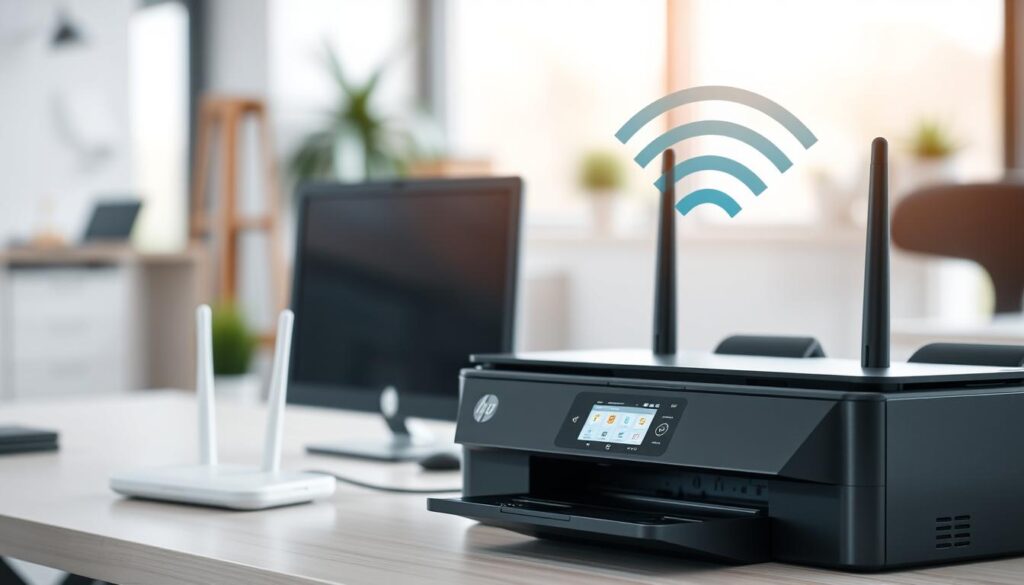 HP Drucker mit WLAN verbinden HP Drucker mit WLAN verbinden