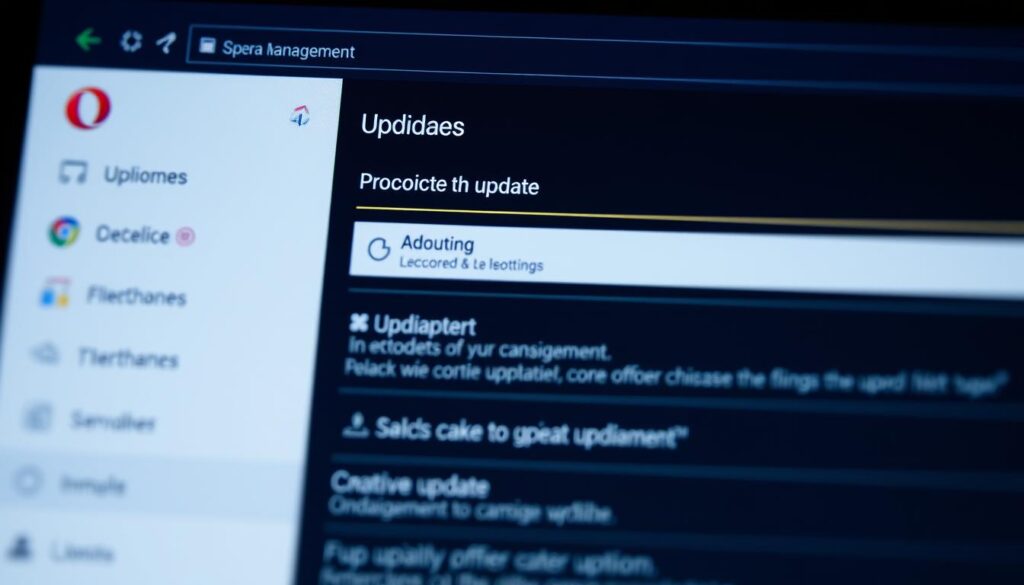 Opera GX Update-Verwaltung