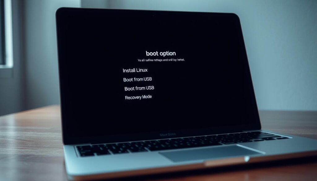 Boot Optionen Mac Linux Installation