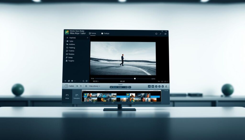 Windows Movie Maker Benutzeroberfläche