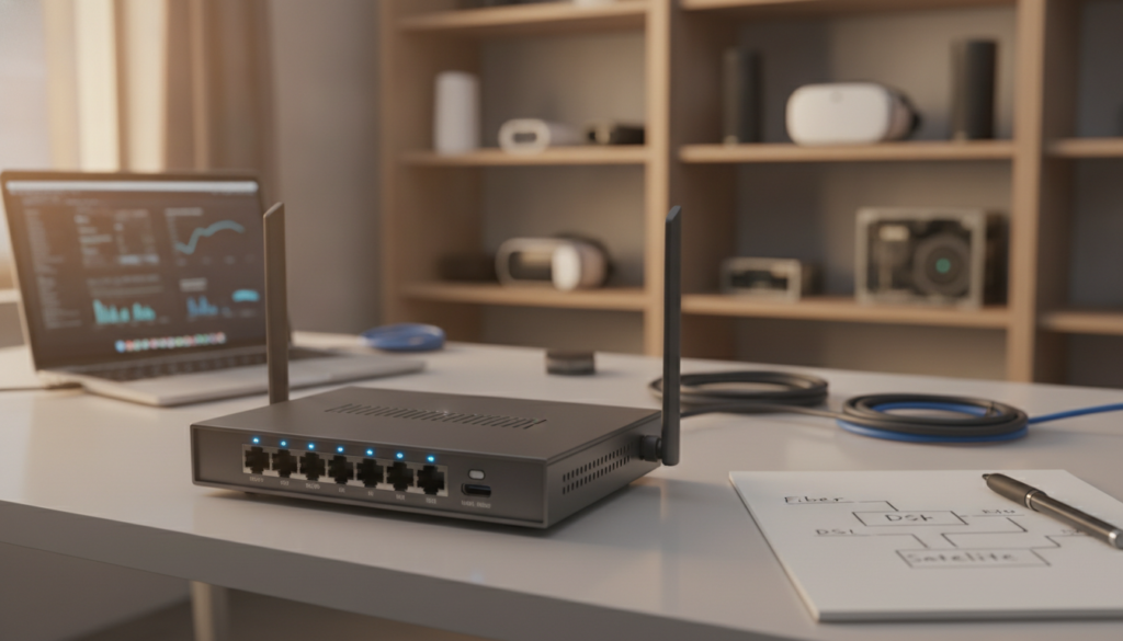 Dual-WAN-Router für mehrere Anschlüsse