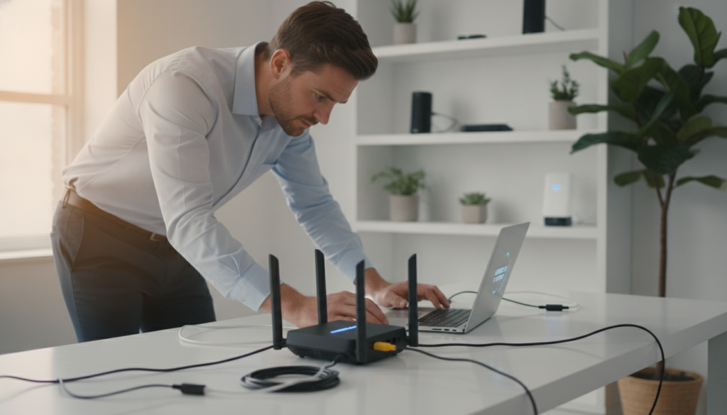 Neuen Router einrichten Neuen Router einrichten