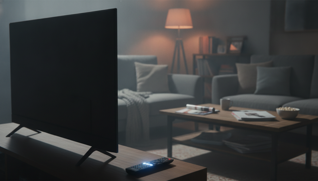 Schwarzer Bildschirm und falsche Quelle am Fernseher