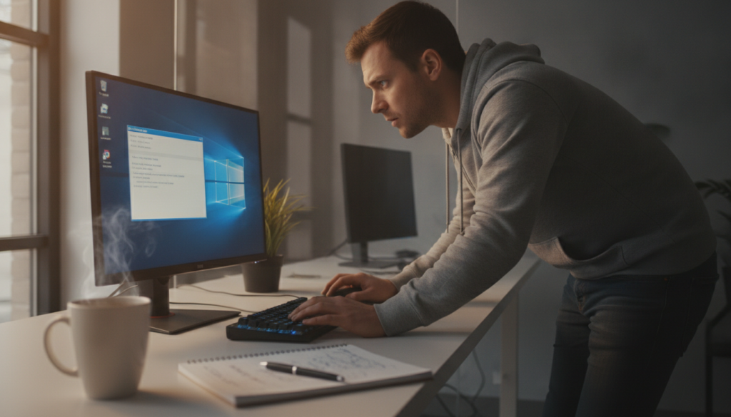 Sofortmaßnahmen bei einem eingefrorenen Computer
